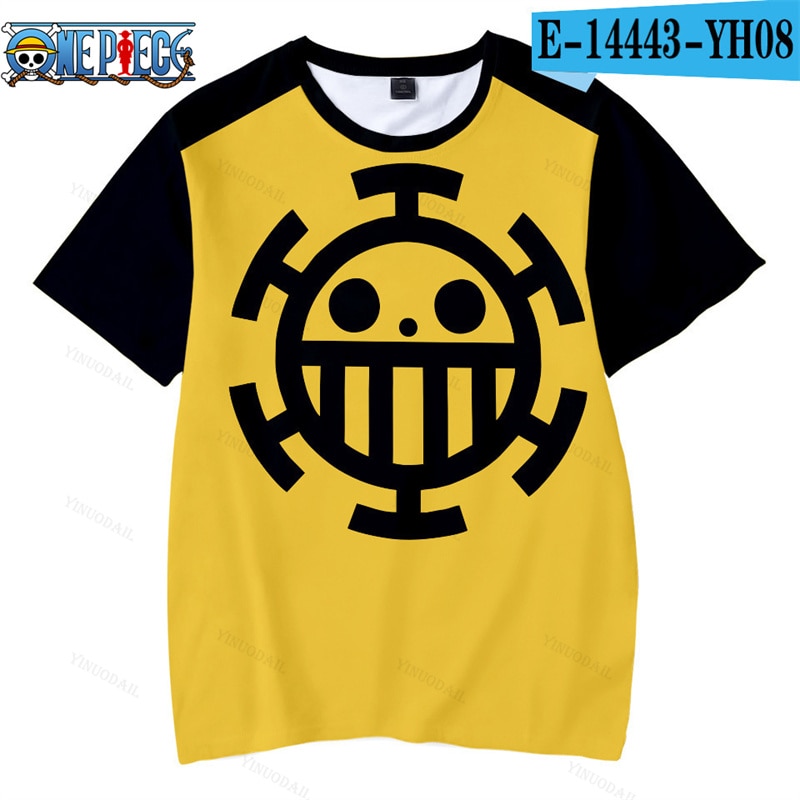 2023 New Boys Luffy Zoro One Piece T shirt Sanji Nami Summer Tees ACE Model Clothes 3 - One Piece Plush