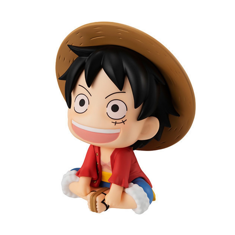 7cm Anime Figure One Piece Monkey D Luffy Roronoa Zoro Kawaii Toys Q Figural Car Decoration 2 - One Piece Plush