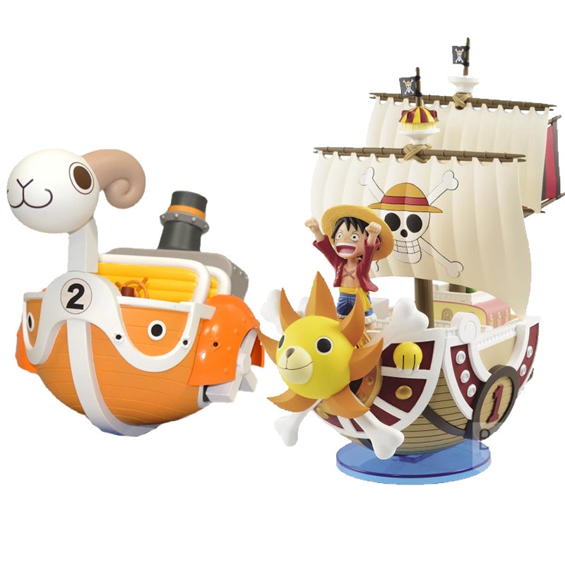 7cm Anime One Piece Ship Figure Luffy Model Toy Peripheral Super Mini Boat Assemble Model Action 1 - One Piece Plush