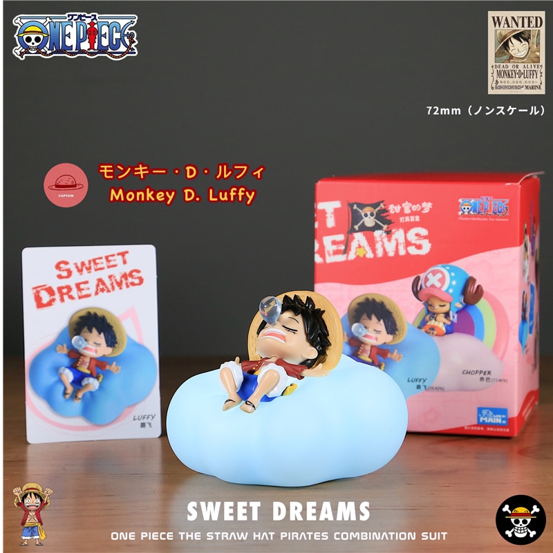 ONE PIECE Sweet Dream Night Light Series Unopened Box Luffy Zorro Anime Peripheral Model Display Action 5 - One Piece Plush