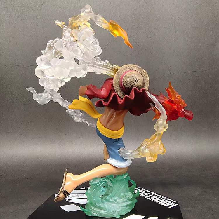 One Piece Anime Monkey D Luffy Roronoa Ace Pvc Action Model Collection Cool Stunt Figure Toy 3 - One Piece Plush