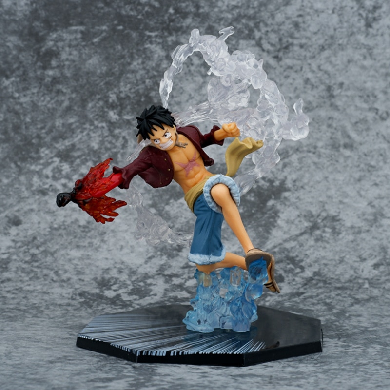 One Piece Anime Monkey D Luffy Roronoa Ace Pvc Action Model Collection Cool Stunt Figure Toy 6 - One Piece Plush