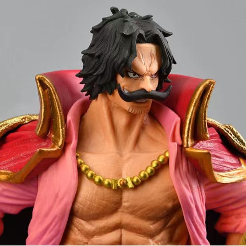 One Piece Figure 23CM Gol D Roger King OF Artist Anime Action Figure Model Collection Statue 4 - One Piece Plush