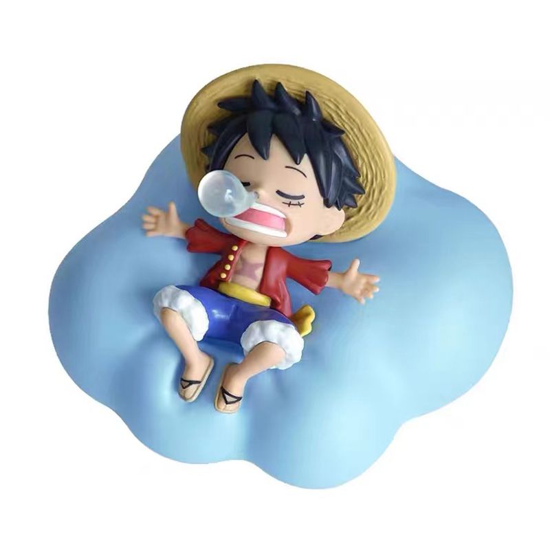 One Piece Luffy Zoro Nami Sanji Night Light Anime Figure Lamp Soft Light Bedroom Bedside LED 3 - One Piece Plush